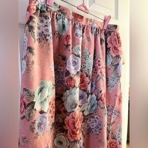 Alfred Dunner floral midi skirt
